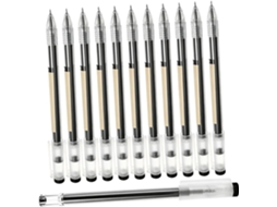 Conjunto De 12 Canetas Tinta Gel Com Ponta Completa, Instrumento
