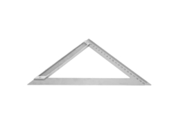 Régua Triangular De 90 Graus Em Liga De Alumínio 20cm Medidor De Ângulo Horizontal 7.9in