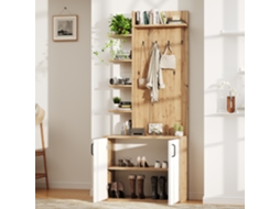 Estante Branca/cinza, Porta L, Gaveta, Mdf.-la