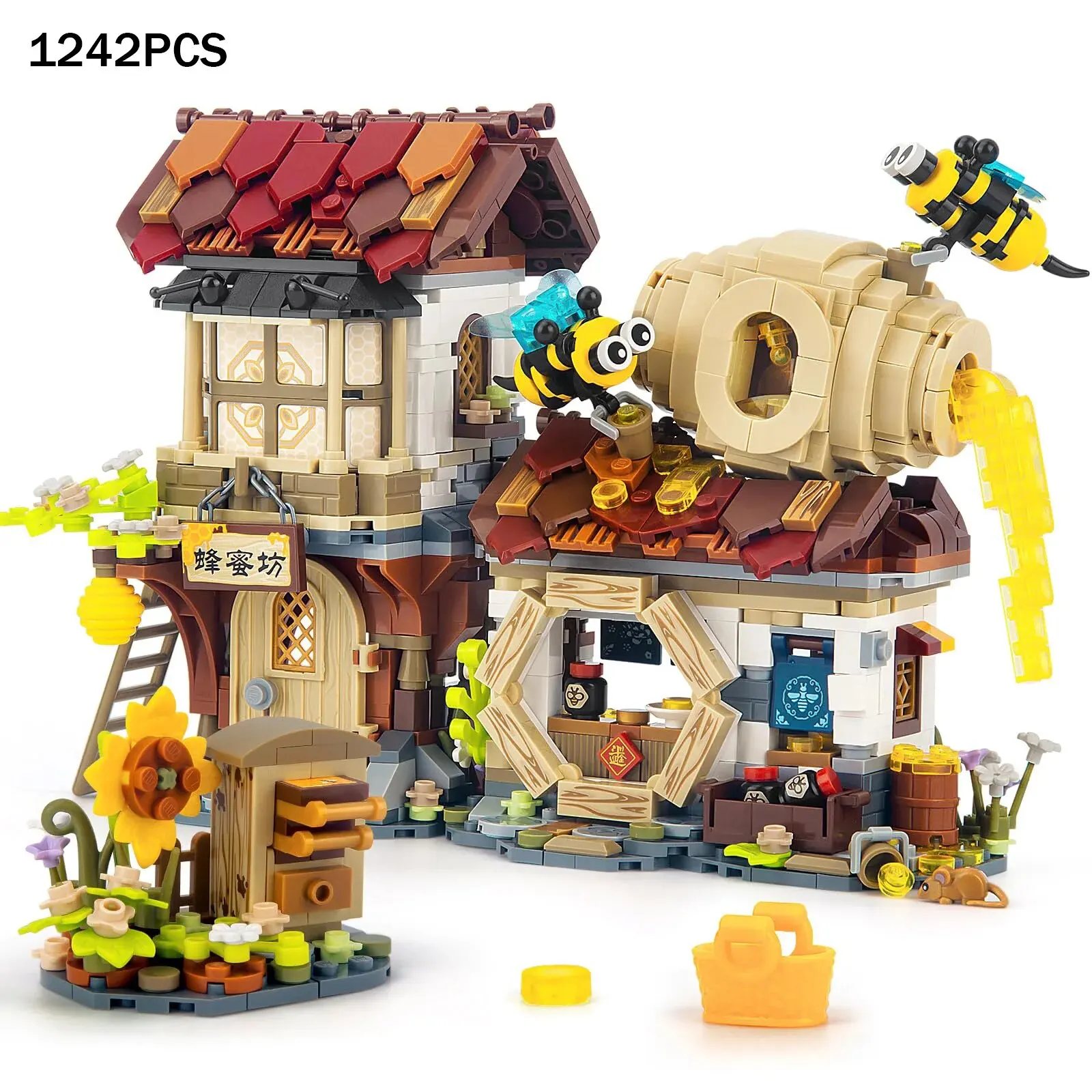 Blocos De Montar Loz Street Scene, Um Presente Perfeito Para Crianças.