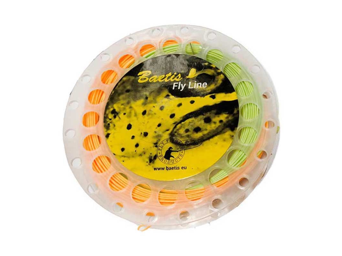 Linha de Pesca com Mosca Premium Plus Light Dourado Line 2Baetis