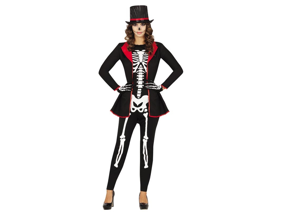Fato de esqueleto elegante para mulher