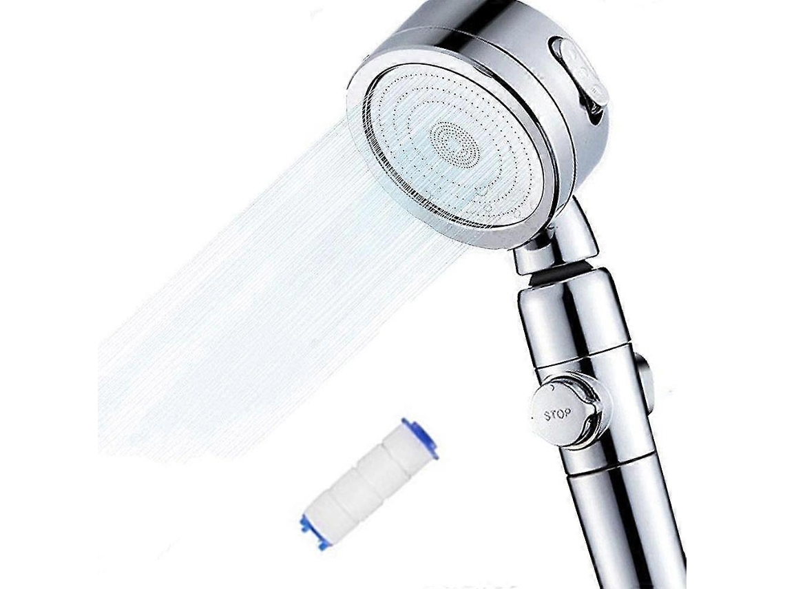 Ducha de Mão de Alta Pressão, Botón de Encendido, 3 Modos, Prata S/MARCA