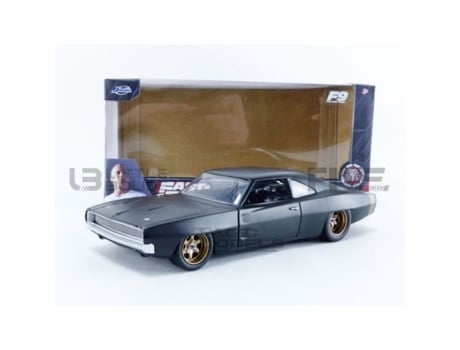 Carro de Coleção em Miniatura JADA TOYS 1/24 Dodge Charger Widebody Velozes e Furiosos 9 Preto 32614Bk