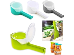 Clipes para fechar sacos de alimentos Com Bico, clipe de cozinha para manter os alimentos frescos e facilitar o despejo.