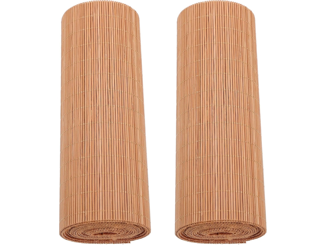 Caminho de Mesa Bambu Curado para Casa Chá, Tapete Chá Lavável e Protetor Superfície, Decoração Elegante, Resi