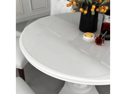 Vidaxl Protetor De Mesa Ø 100 Cm 1,6 Mm Pvc Transparente