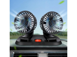 Ventilador De Mesa Portátil Usb Para Carro E Escritório, Com Duas