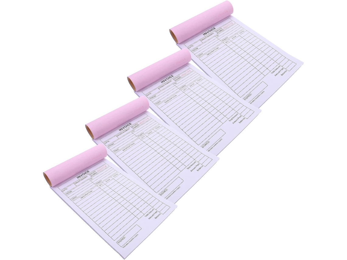Popetpop 4 Peças Livraison Carnet De Reçus De Commande 2 Partes