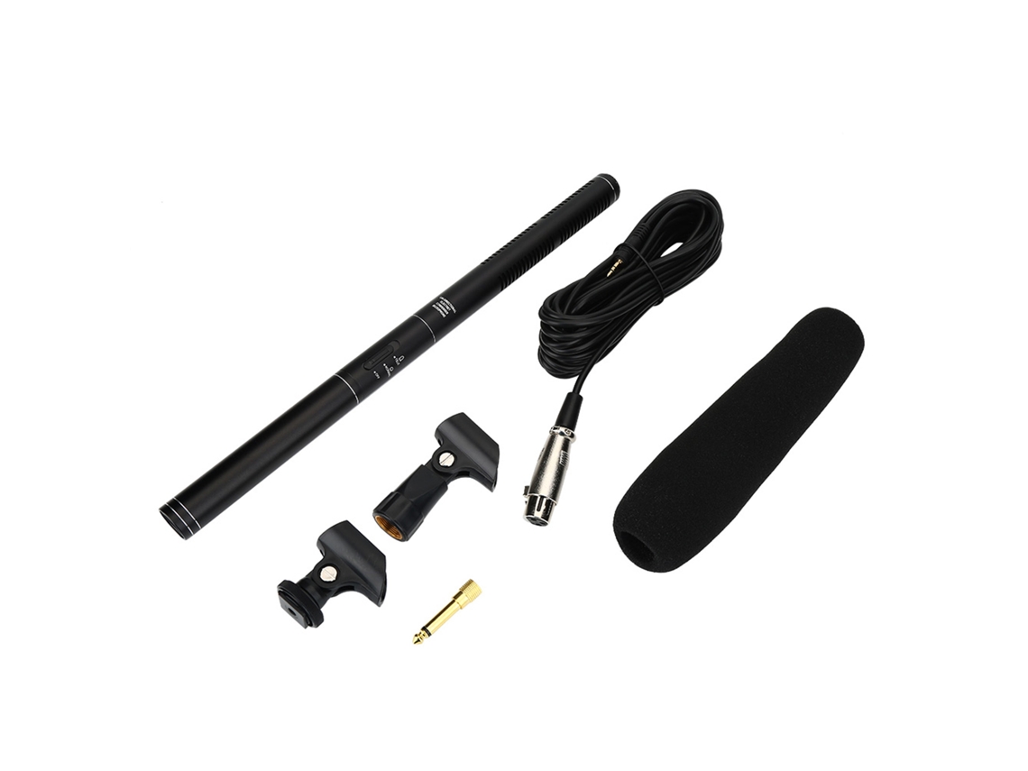 Professional Interview Microphone Uni Directional Condenser For Dslr Camera Dv Camcorders LAXISCREED