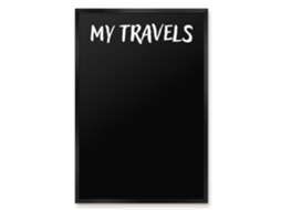 Magnetic Board For Wall My Travels For The Bedroom Espelharte (40x60 Cm)