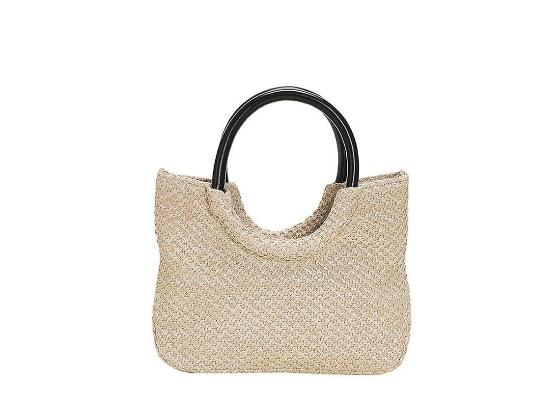 2026 bolsa de Muñeca de Paja para Mujer com Grande Capacidade, Estilo Fashion, Ideal para o Verão, Perfeito Presente de Aniversário
