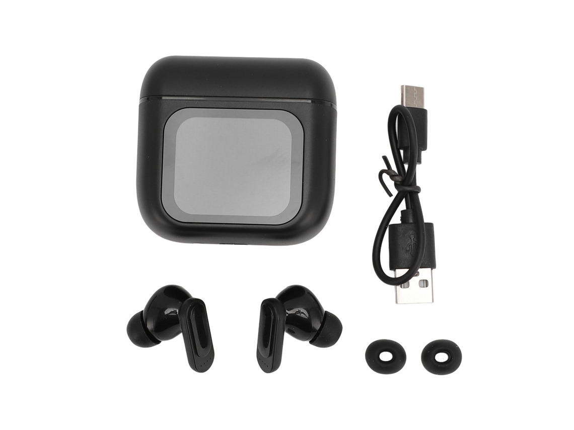 Fones de Ouvido Mali Bluetooth com Tela Touch Cancelamento de Ruído à Prova D'água