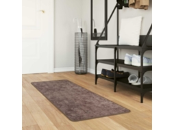 Vidaxl Passadeira Marsa Cinzento 50 X 200 Cm Poliéster E Pvc