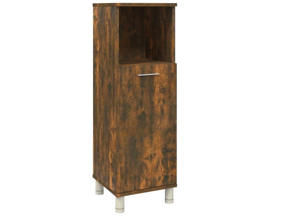 Bathroom Cabinet, Bathroom Cabinets Vidaxl Marrom Madeira Processada (n/a)