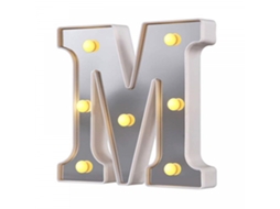 Luzes de Letras Led 1 Peça Diy Marquee Night Light Sinal de Alfabeto Iluminado com Led Branco Quente