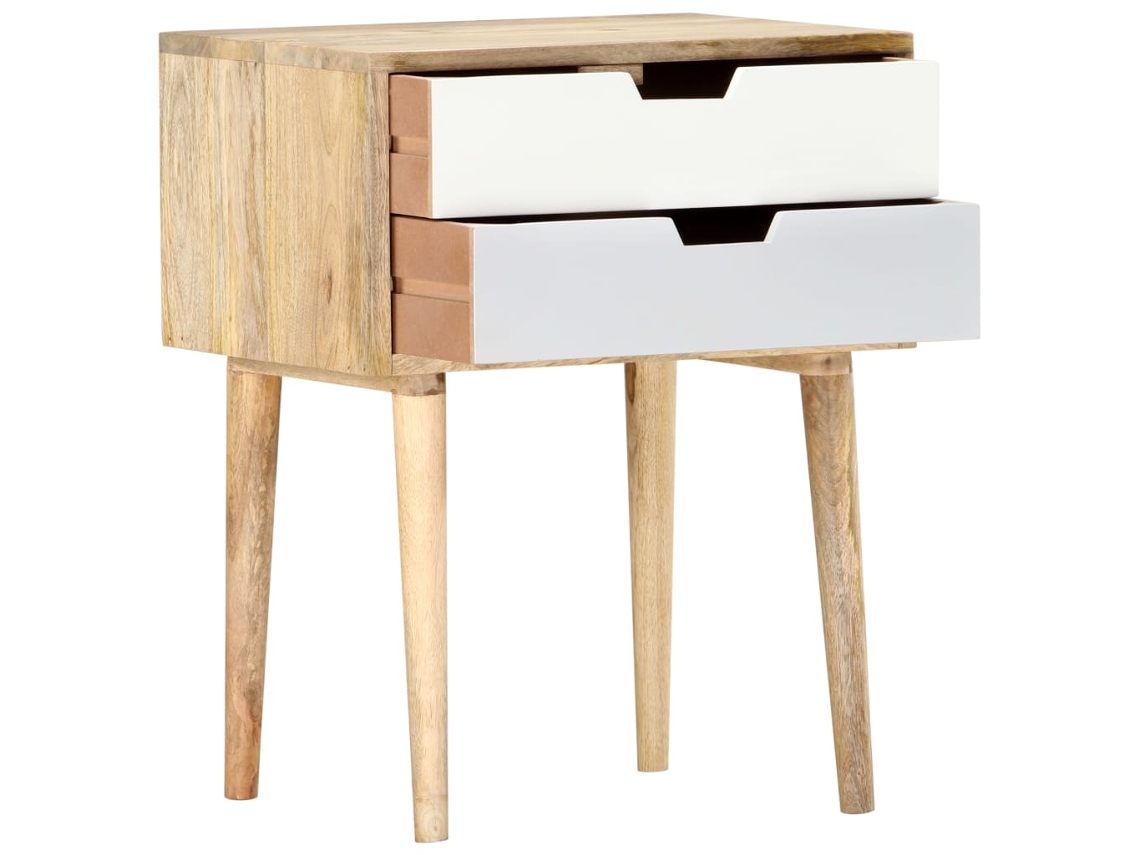 Mesa de Cabeceira 47x35x59 Cm Madeira de Mangueira Maciça MAISON EXCLUSIVE