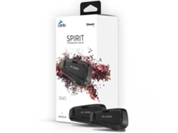 Intercomunicador para Capacete Cardo Spirit Duo Preto Tamanho Unico