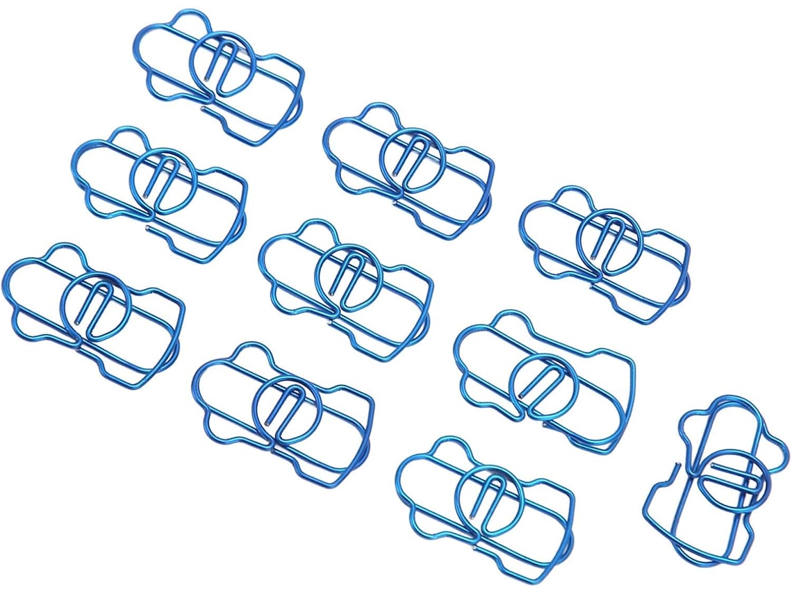100-clipes De Papel Metálicos, Processo De Galvanoplastia Multifuncional Evitar Deslizamento, Clipes De Papel