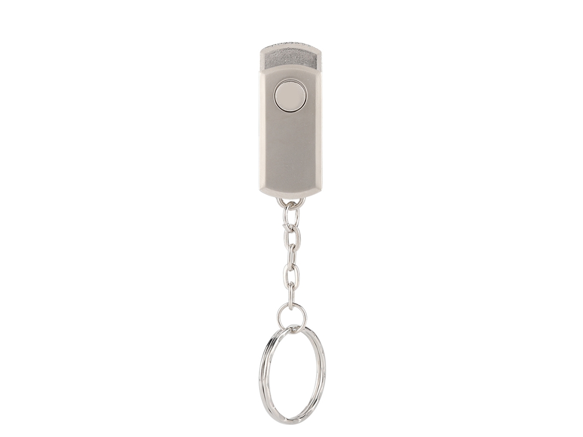 Pen Drive De Metal Usb 2.0 De 16g Com Chaveiro Giratório