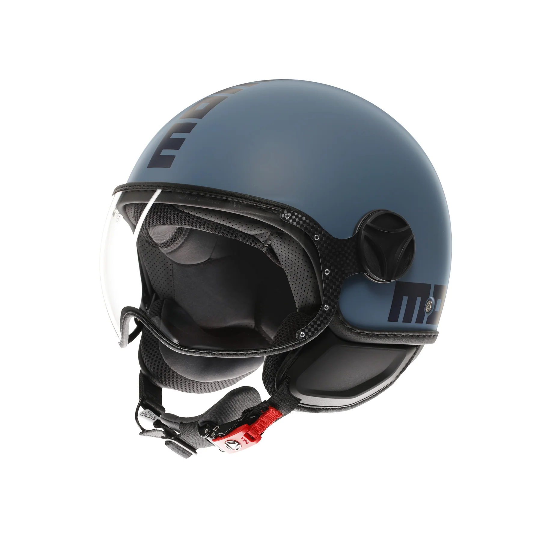 Capacete de motocicleta Fgtr Capacete Clássico Momodesign Mono Azul M Azul M