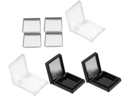 Estojo Portátil Vazio Para Sombras, Ideal Para Guardar Maquiagem, Feito De Plástico.