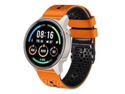 Pulseira De Silicone Perfurada Bicolor De 22 Mm Para Xiaomi Mi Watch Sport