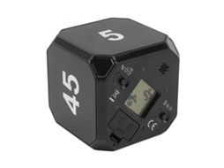Temporizador Digital Em Cubo Com Sensor De Gravidade, Predefinições 45 Minutos, Acabamento Preto