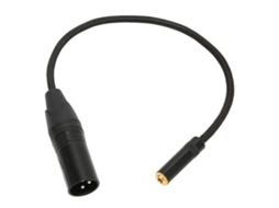 Cabo Mali XLR macho para 3.5mm fêmea 0.3m | S/MARCA