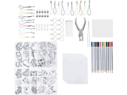 Conjunto de Folhas Termoencolhíveis SAHGSA com Kit Criativo de Plástico para SFUSHOS