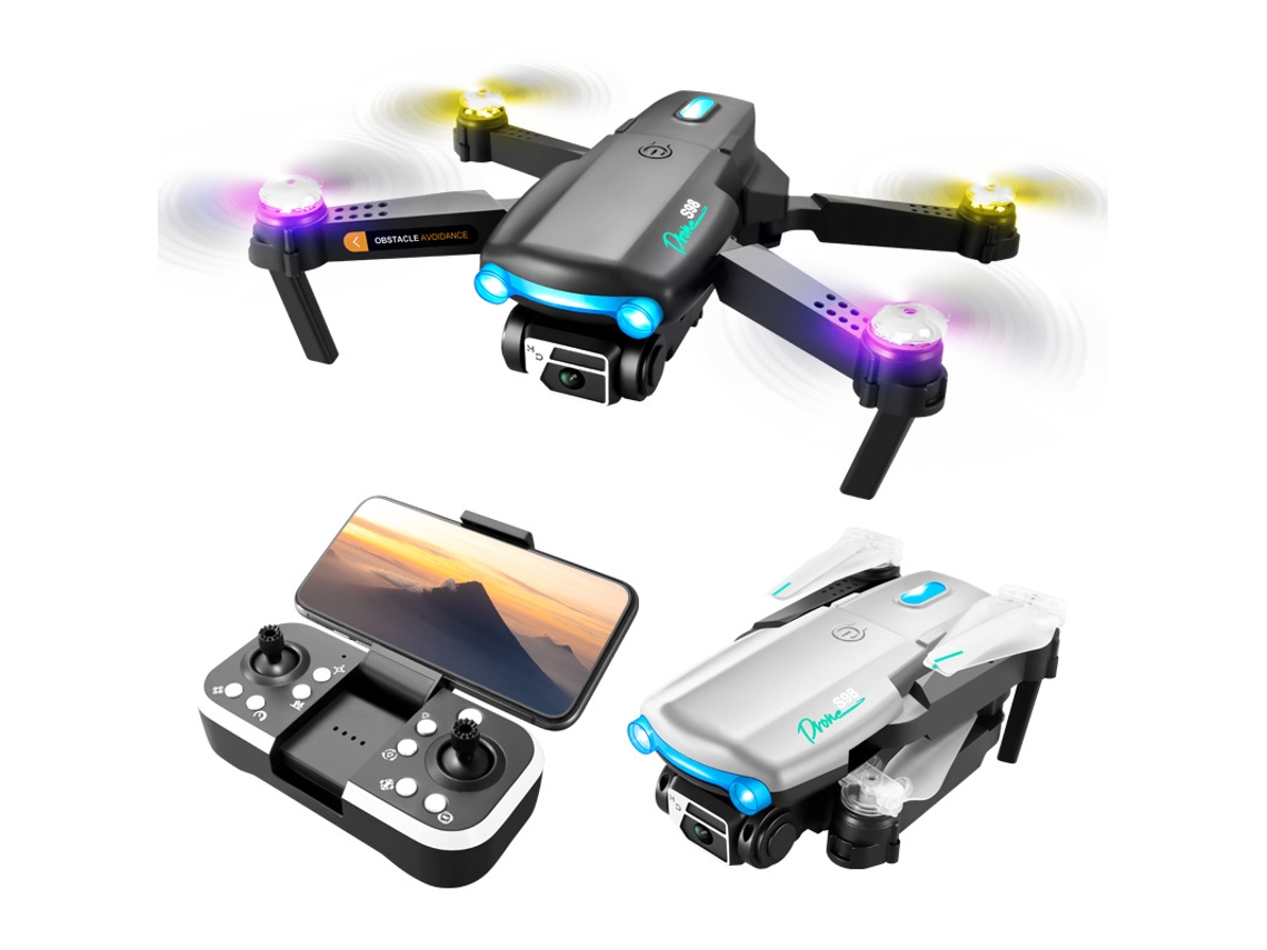 Drone Bestvite De Controle Remoto S98 Com Câmera 4k (câmera Dupla Duração Da Bateria 15 Min Preto)