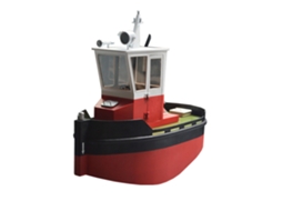Brancotony Ray Aero Model 1/18 Mini Little Otter Tug Boat Rc Ship Kit Diy Desmontado com Motor Esc Servo Micro Brinquedos MDUG