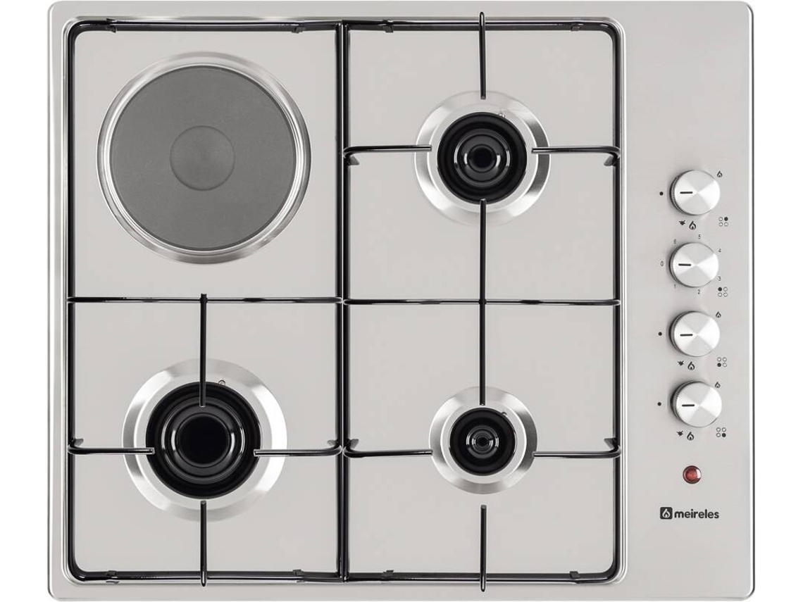 Placa de Discos MEIRELES MG 3631 X (Elétrica e Gás Natural - 58.5 cm - Inox)
