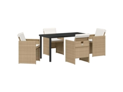 Conjunto de Móveis de Jardim 5 Pcs HARLANV1