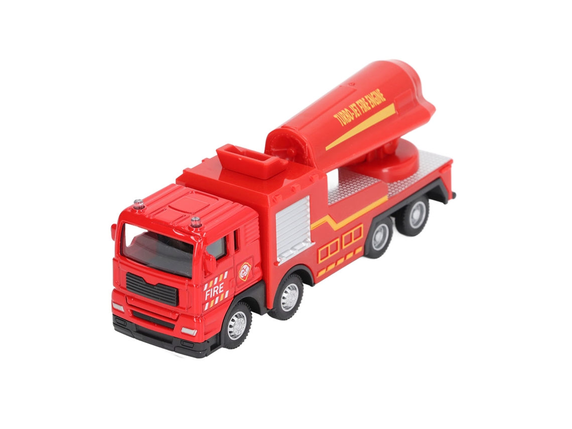 Primerox brinquedo Caminhão de Bombeiros 1:55 Liga Simulado com Rodas Livres Presente para Crianças 3+