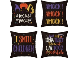 Capinha de Travesseiro Halloween Hocus Pocus | S/MARCA