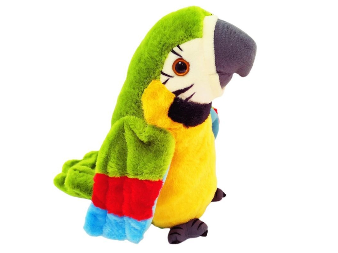 2026 loro Parlante Repite o Que Você Diz Pelúcia Elétrica Brinquedo Animal Ideal Presente para Crianças