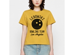 Rockinstone The Big Lebowski Bowling Team Solid Ginger Adult T-shirt Size:m