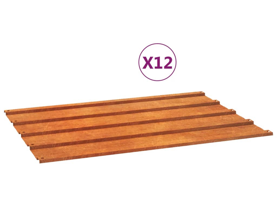 Roof Panel, Roof Panels Vidaxl Marrom Aço (60 X 44 Cm)