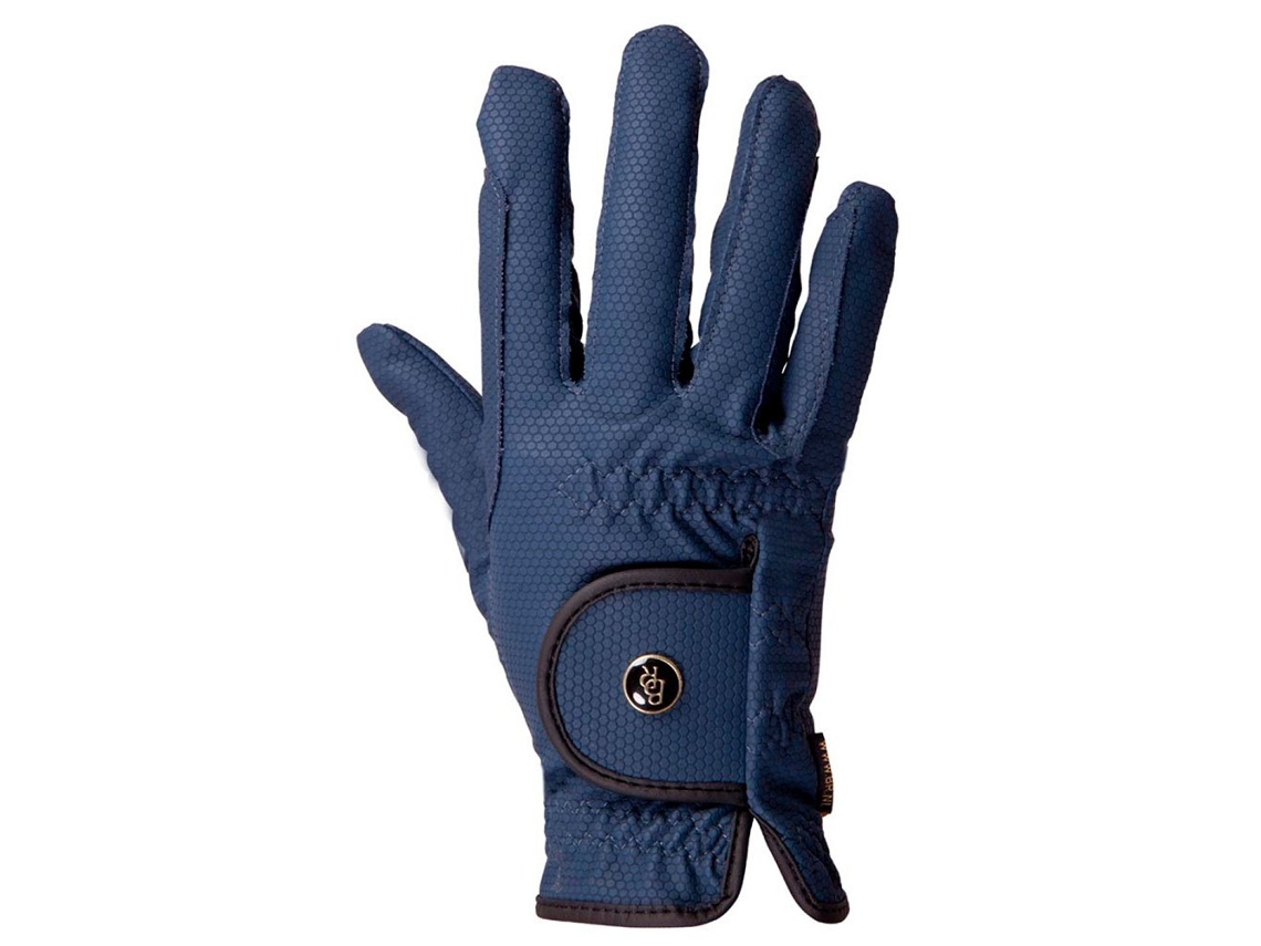 Luvas Equitação Durable Pro Azul 11Br