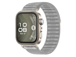 Bracelete para Huawei Watch Fit 4 4 Pro 3 XIAOMOYU silicone magnético formato oval preto e azul meia-noite