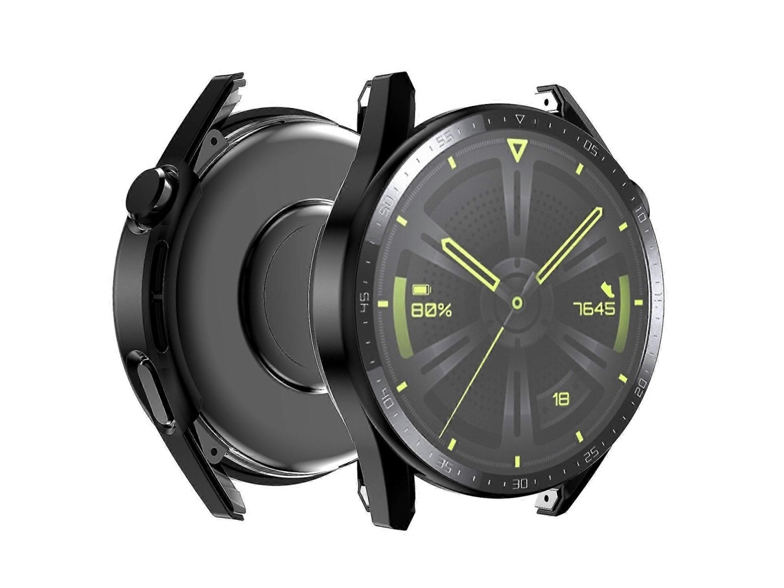 Capa fosca para Huawei Watch GT 3 46 mm, relógio inteligente com mostrador de vidro temperado e tela HD, design Ly Ebike