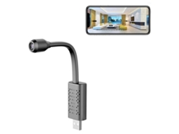 Mini Câmera De Segurança Hd 1080p Com Visão Noturna, Detecção De Movimento E Visualização Remota. Compatível Com Android/ios E Pc. 128g. Preta. .