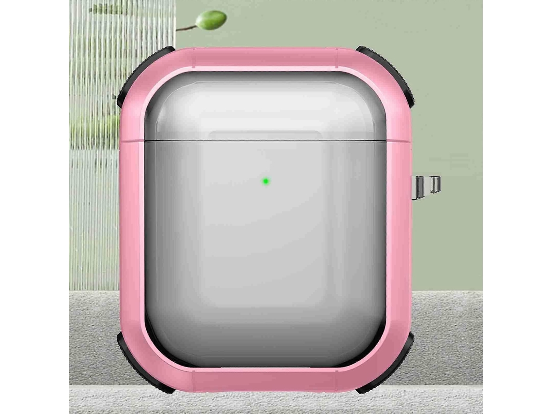 Capa Protetora Transparente Thunder Armor Para Fones De Ouvido Sem Fio Airpods 2/1