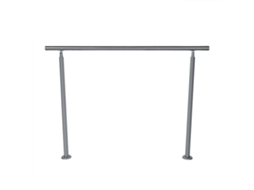 Corrimão De Escada Em Aço Inox Laxiscreed 80x102,5cm Para Segurança E Durabilidade