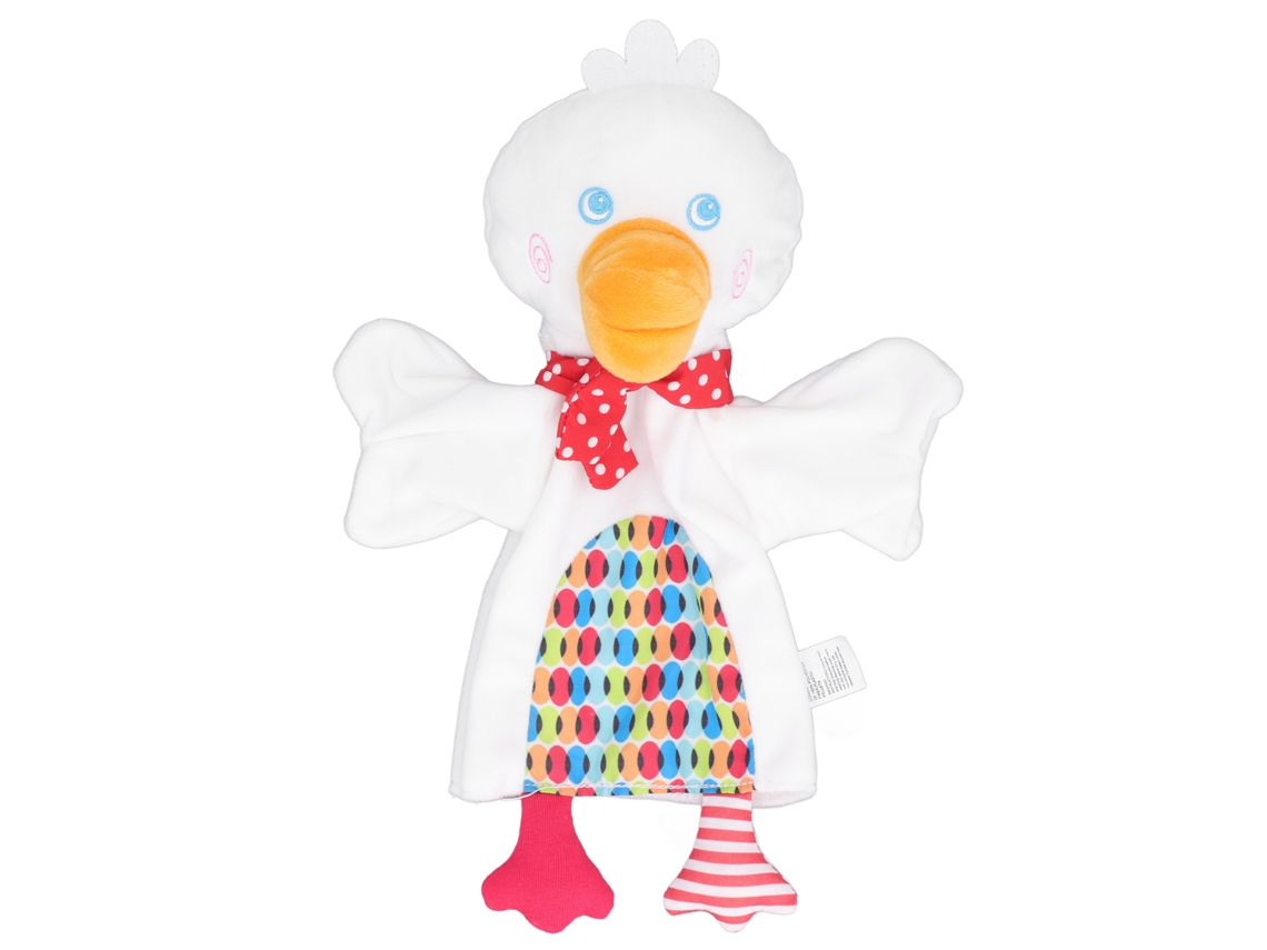 Primerox fantoche de Mão de Pelúcia Macia Animal Pato para Crianças Interação Pais e Filhos Brinquedo Educativo