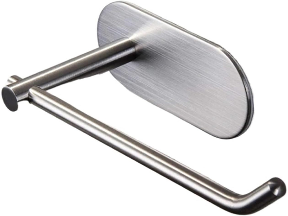 Suporte Para Toalhas Sem Furos, Trilho Adesivo Para Papel Higiênico, Aço Inoxidável, Acessórios Para Cozinha E Banheiro