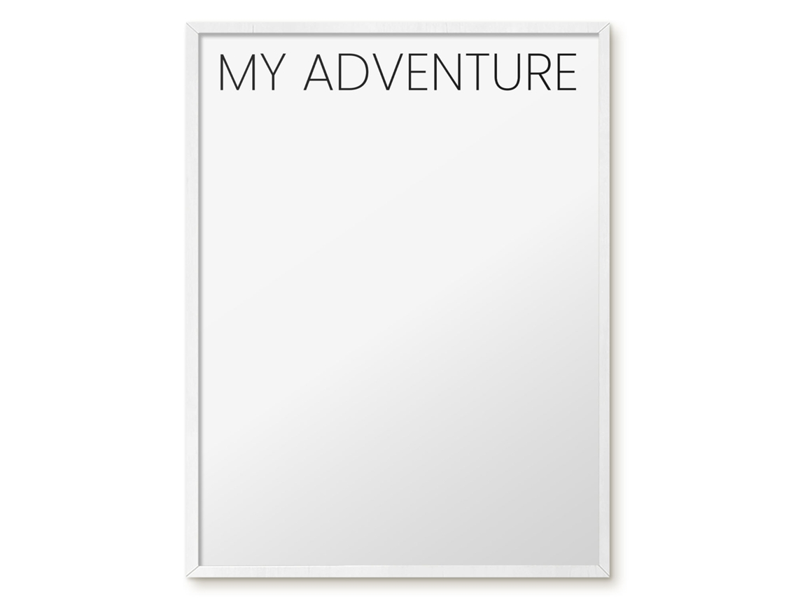 Magnetic Wall Board My Adventure For The Office Espelharte (60x80 Cm)