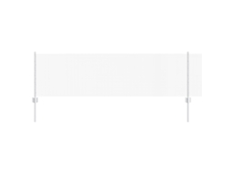 Conjunto 1 Cerca Externa Vidaxl Prateado Aço (50 X 0,6 M)