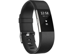 Pulseira Desportiva FITBIT Charge 2 (Wireless - Até 5 dias de autonomia - Preto)